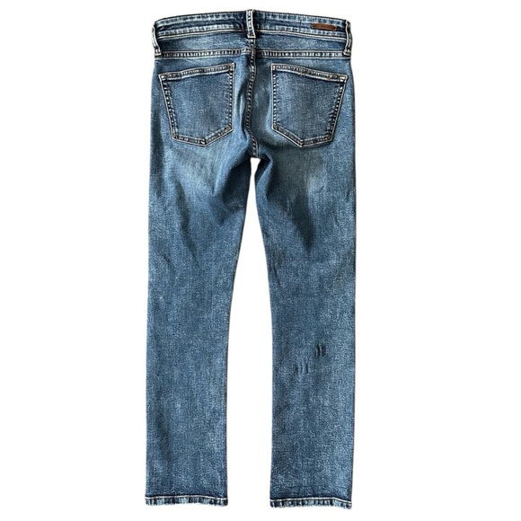 Pilcro and the Letterpress Mid-Rise Slim Straight Distressed Jeans Size 30 - Picture 2 of 9